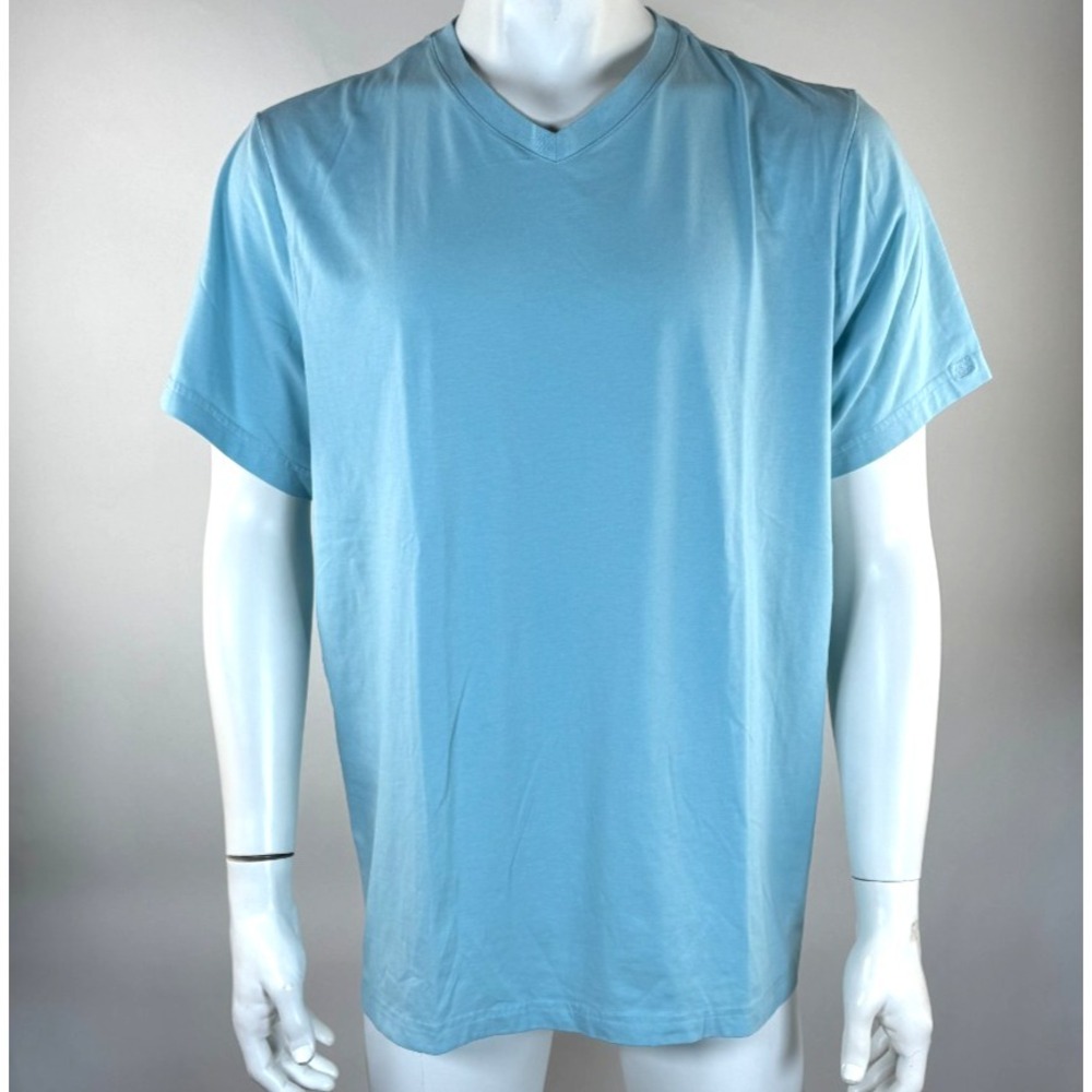 Rhone Element V-neck Tee 2PC Mens XXL Organic Cotton Short Sleeve Pink & Blue